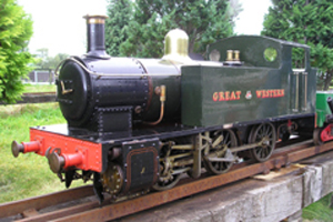 Simplex locomotive as a GWR 0-6-0 tank